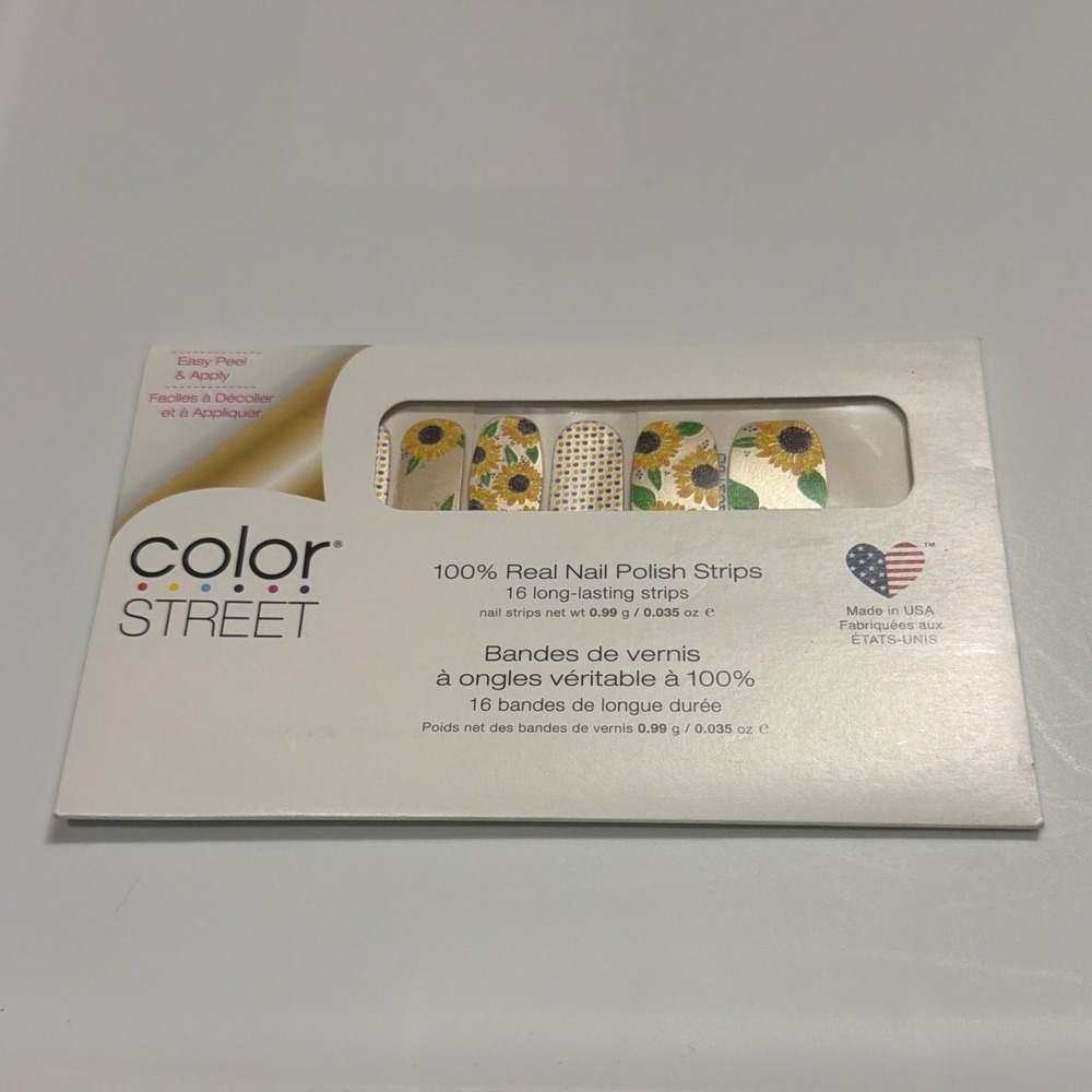 Color Street Nail Strips "Sunflower Child" NWT